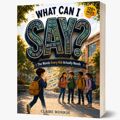 Claire Monroe - What Can I Say? Paperback Children's Social Skills Book