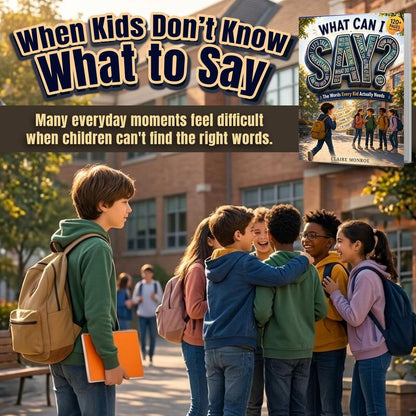 Claire Monroe - What Can I Say? Paperback Children's Social Skills Book
